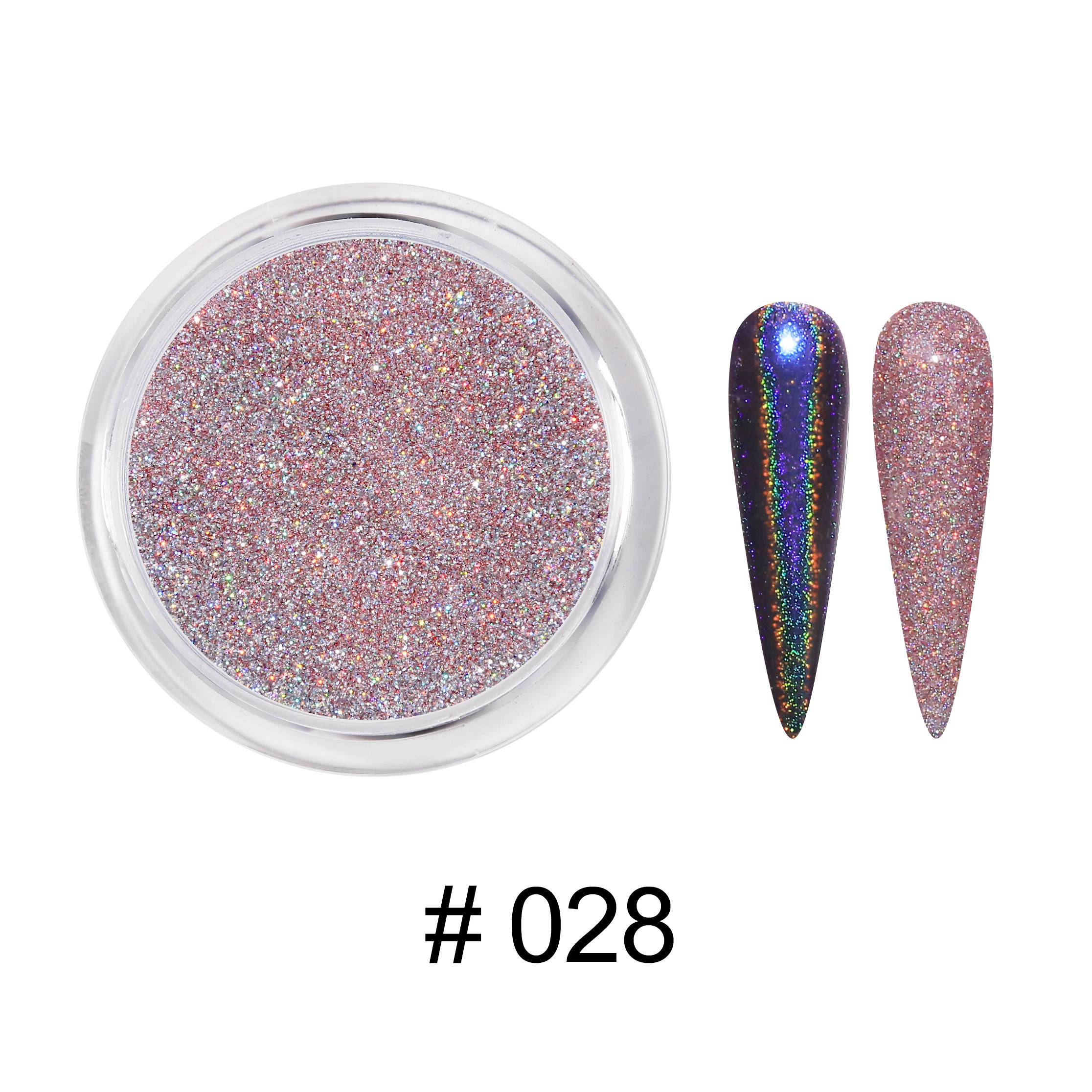 D_EXTREME+ Holo Chrome Dip Powder - #028 - (1F1)