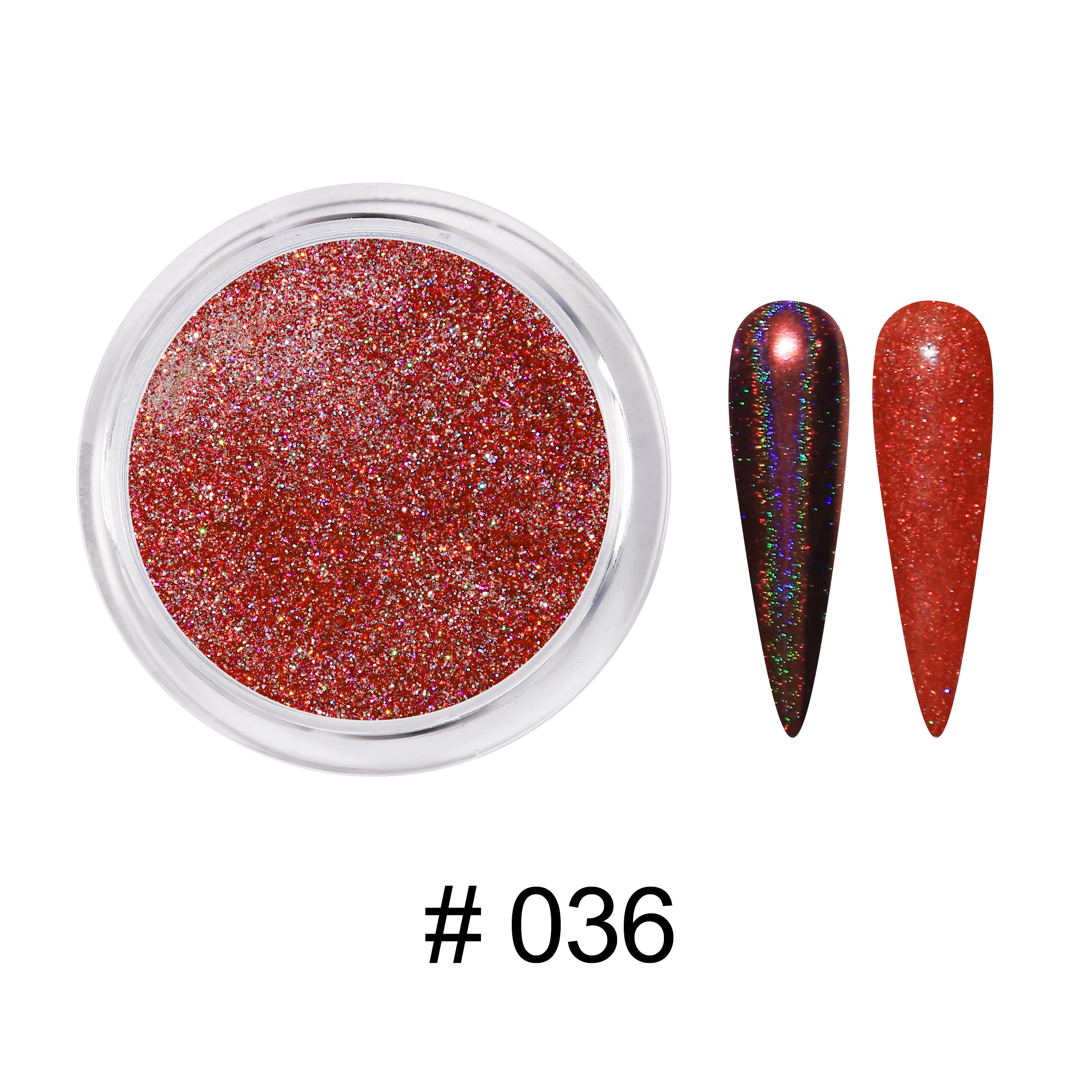 D_EXTREME+ Holo Chrome Dip Powder - #036 - (1F1)