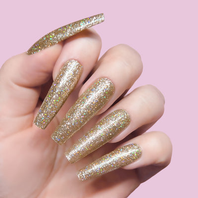 Kiara Sky Platinum FX Glitter Gel - GFX209 SUNBEAM