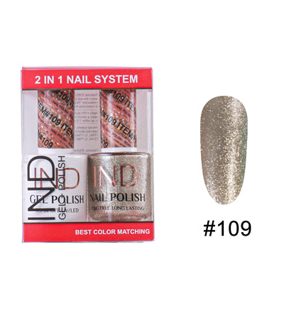 Bộ Gel Sơn Móng Tay IND & Sơn Mài Phối Màu - #109