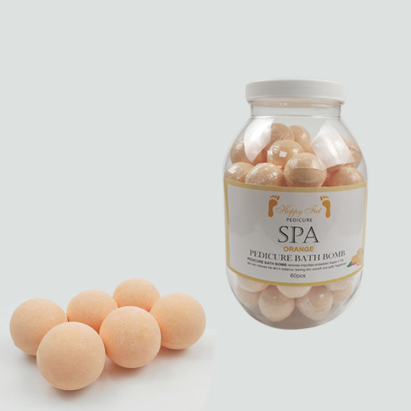 Bom tắm HappyFeet - Màu cam - Hộp 4