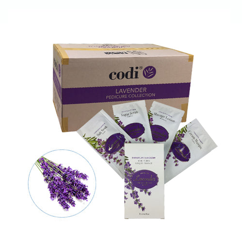 Codi K-Beauty Premium Pedicure Collection Deluxe 4 Steps - Lavender - Case of 120