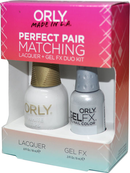 Orly Gel Matching Set # 31100 - White Tips