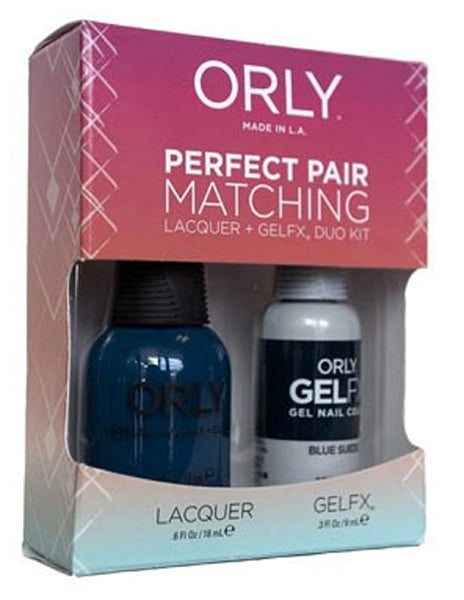 Orly Gel Matching Set # 31204 - Blue Suede