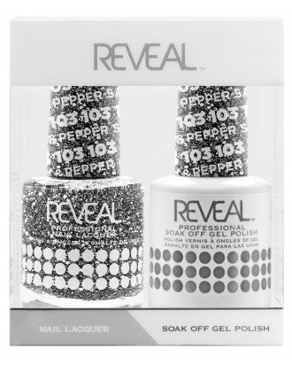 Bộ đôi sơn móng tay Reveal - 103 Salt & Pepper