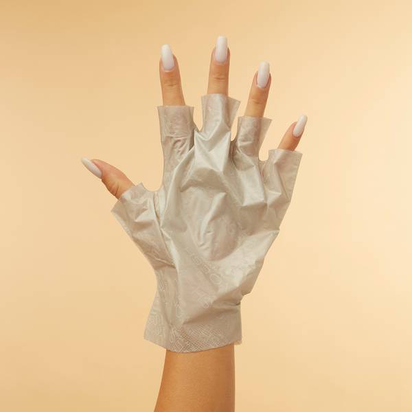 Voesh Deluxe Pedicure Collagen Gloves - Mint - Kit