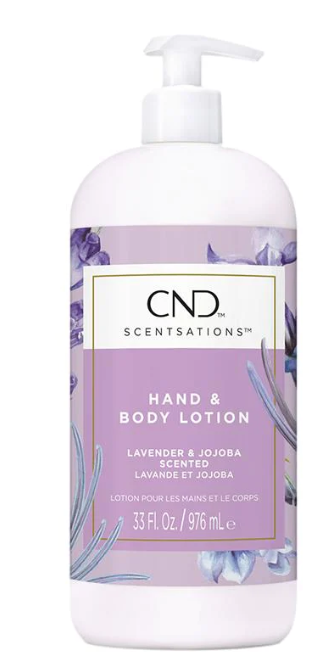 CND Hand & Body Lotion - Lavender & Jojob - 33 oz