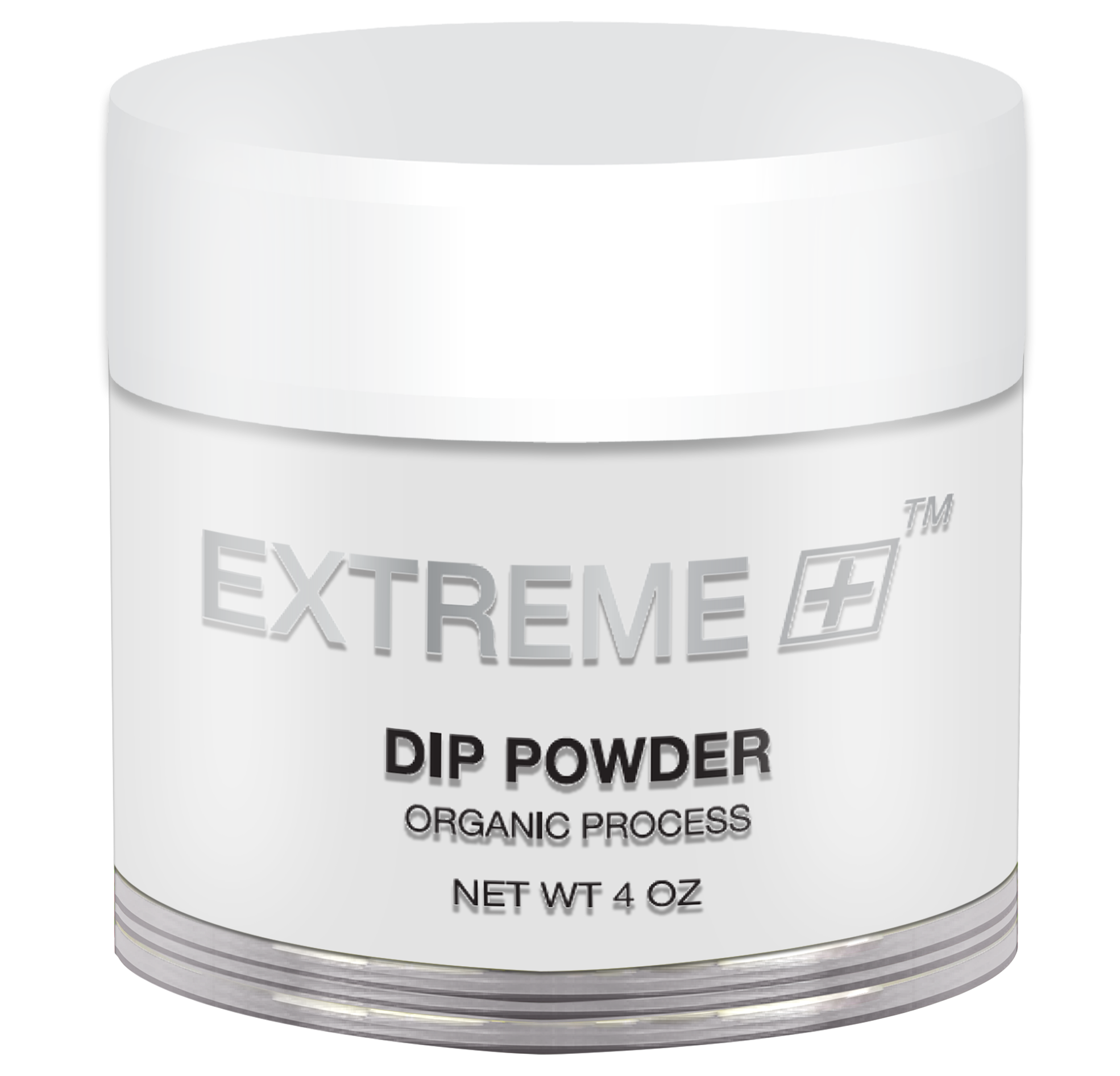 Bột nhúng EXTREME+ Hữu cơ - Hồng & Trắng: Trong suốt 4 oz