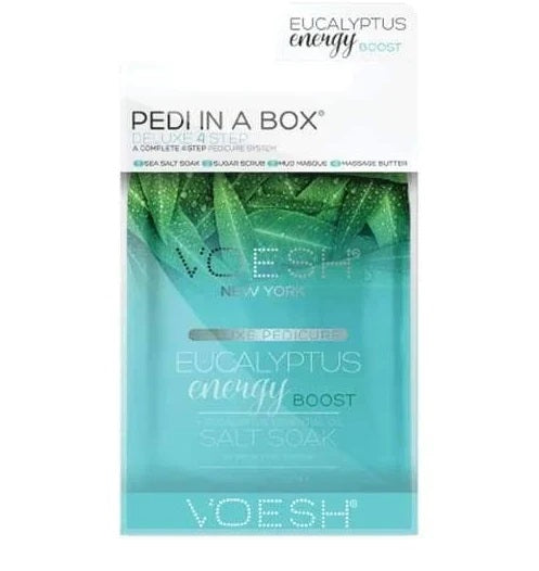 VOESH Deluxe Pedicure 4 bước - Eucalyptus Energy Boost - Hộp 50 cái