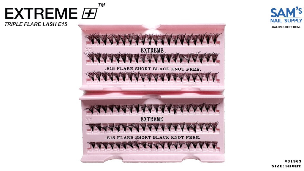 Extreme Triple Flare Lash E15 Ngắn - Hộp