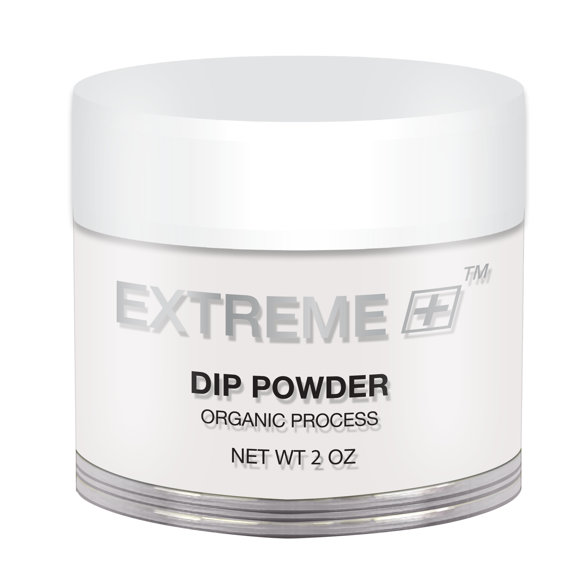 EXTREME+ Dipping Powder Hữu cơ - Hồng & Trắng: Lớp nền tự nhiên - 2 oz