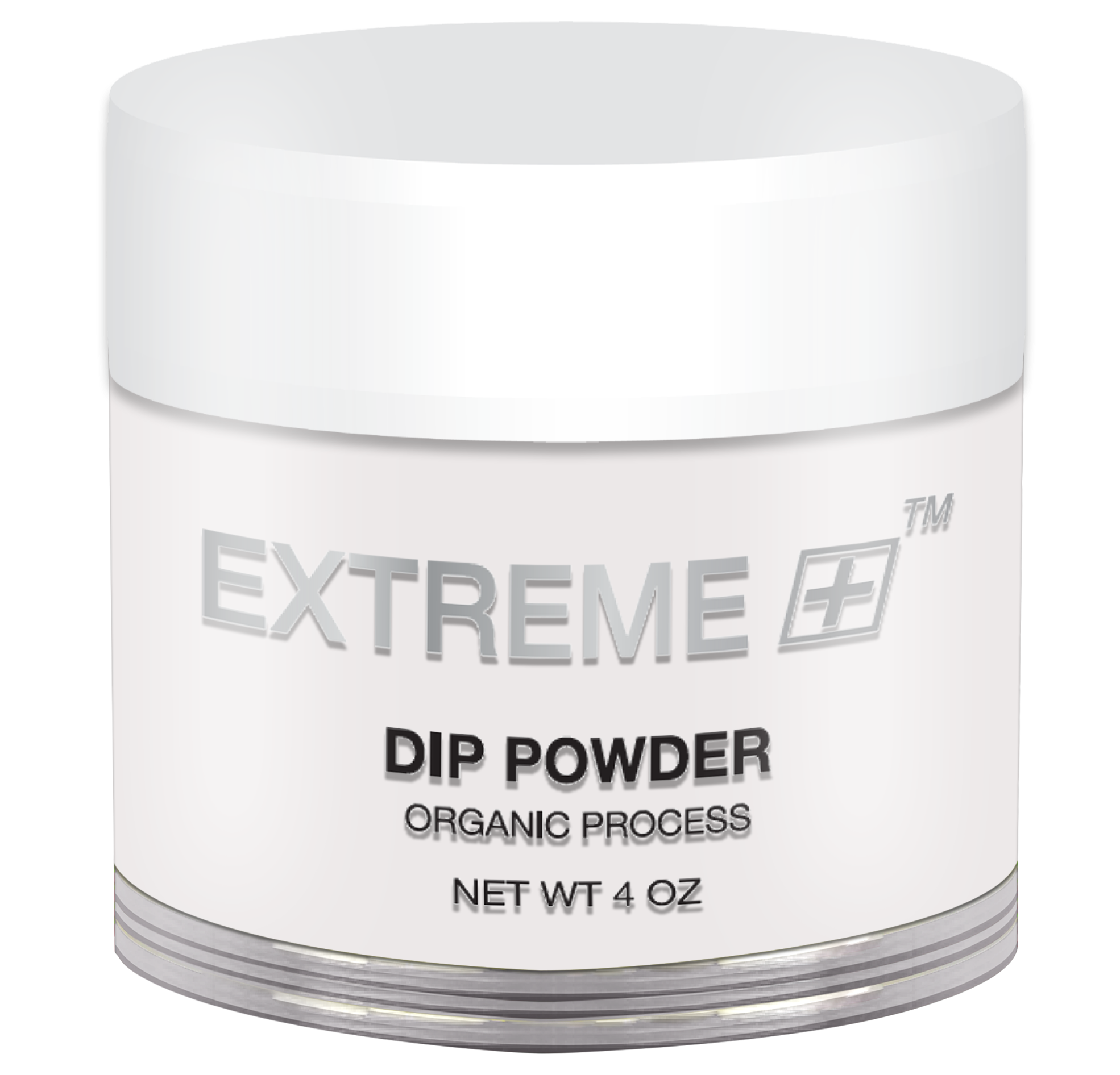 EXTREME+ Dipping Powder Hữu cơ - Hồng & Trắng: Lớp nền tự nhiên - 4 oz