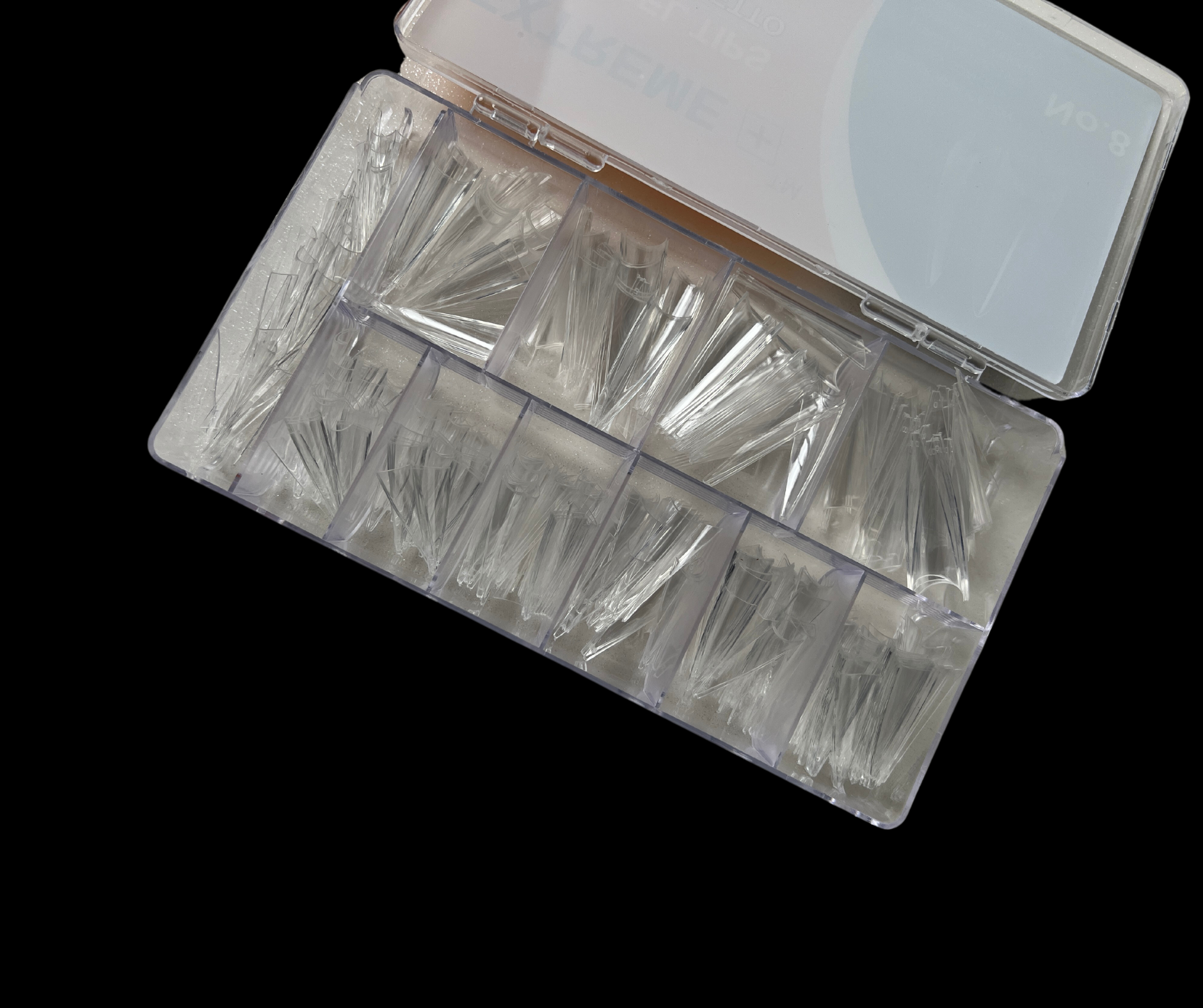 Đầu móng tay trong suốt EXTREME+ số 8 _ Móng nhọn cỡ trung