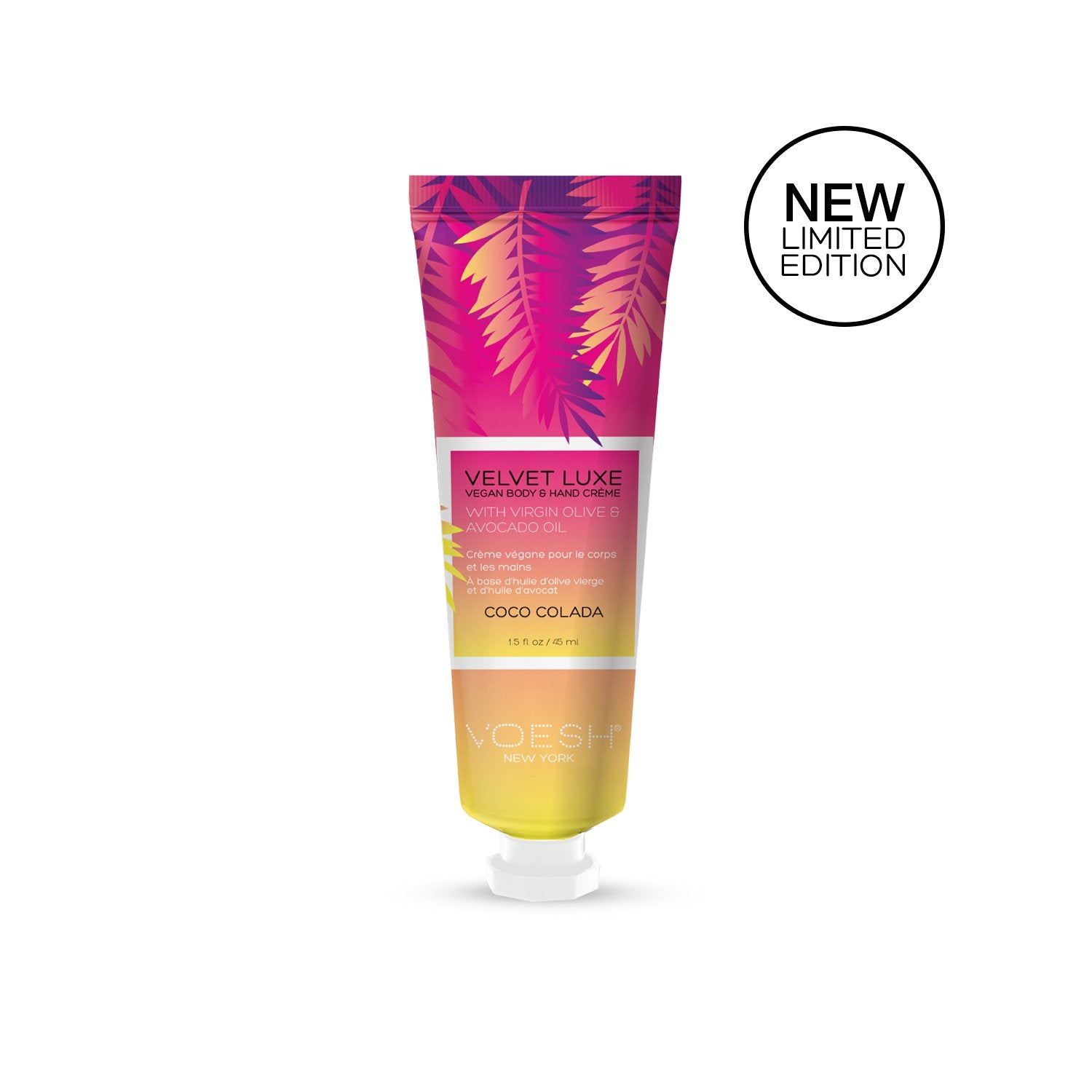 Voesh Velvet Lux Coco Colada Vegan Hand Cream - 3oz