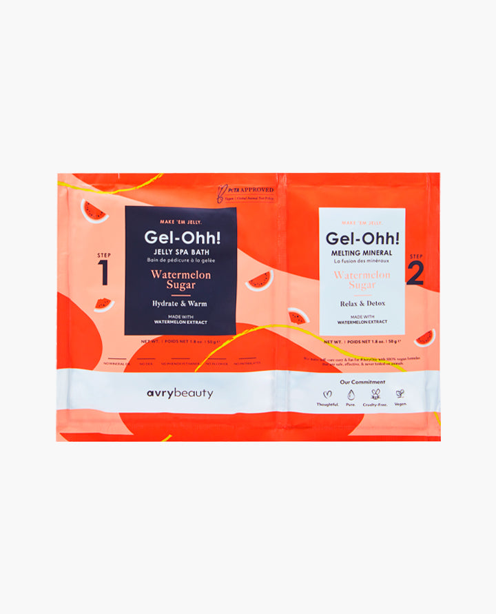 Avry Beauty Gel-Ohh Jelly Spa Bath - Watermelon - Box of 30