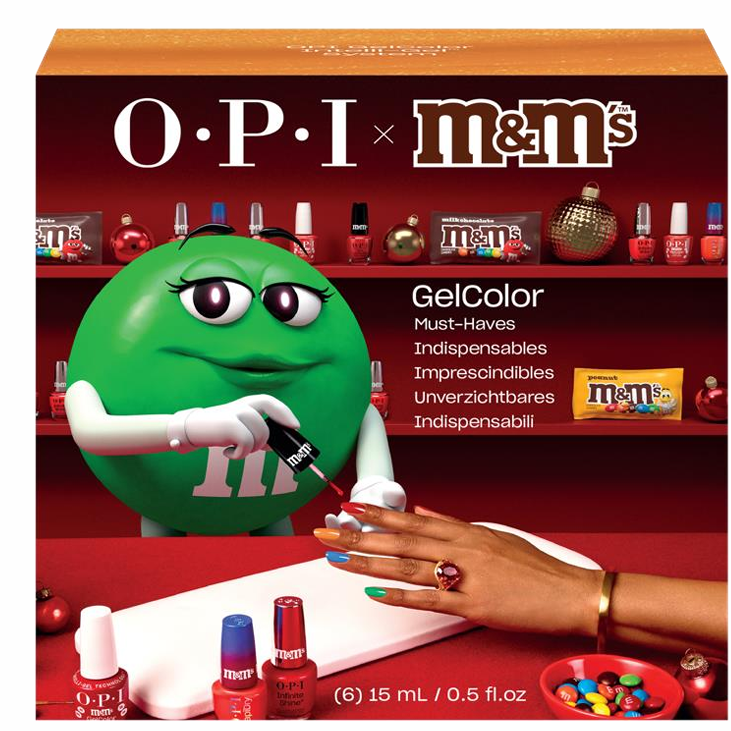 OPI GelColor  Intelli-Gel Sweeten Your Mani x M&M’s Holiday 2026 - Kit #1