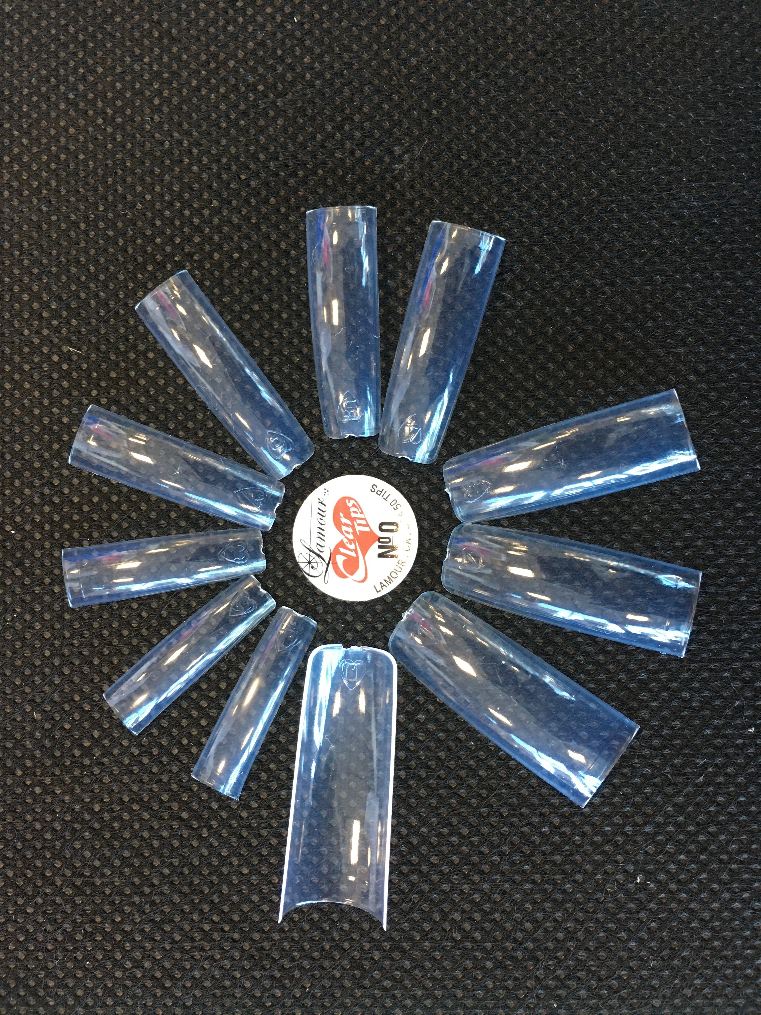 Lamour Clear Tips # 5 Big Bag / 100 Bags