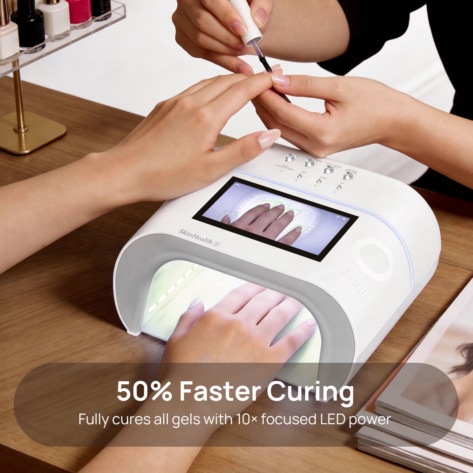 ONAIL Rechargeable AI Nail Lamp - SUNX PRO MAX PINK official ONAIL gallery image [ONAIL-GALLERY:lamp-09]