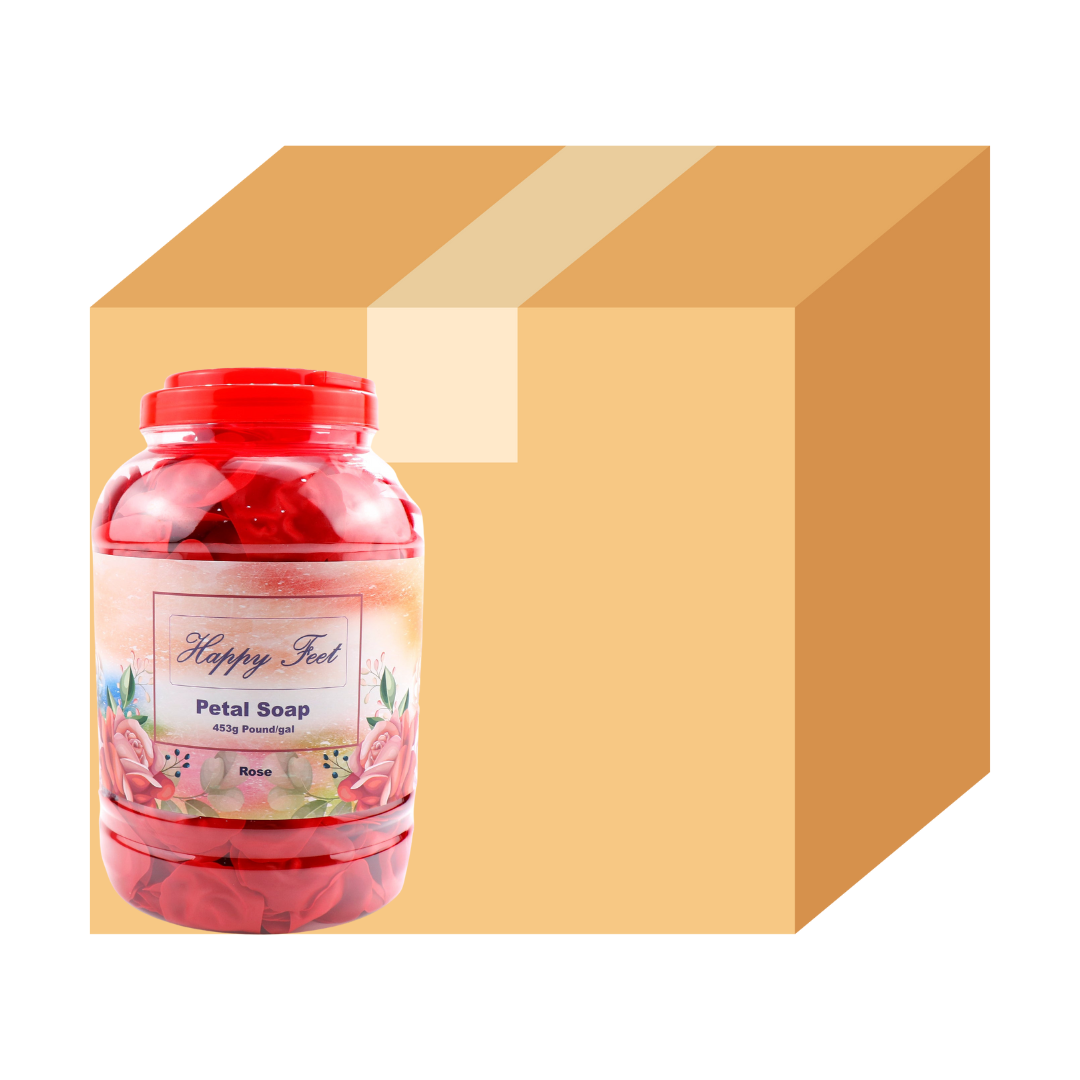 HappyFeet Petal Soak For Spa - Rose - Case of 4