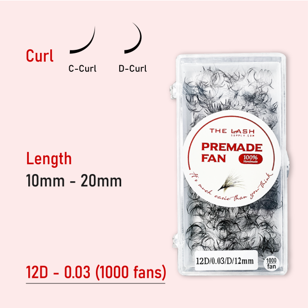12D 0.03 (1000 quạt - Số lượng lớn) - 11mm - D
