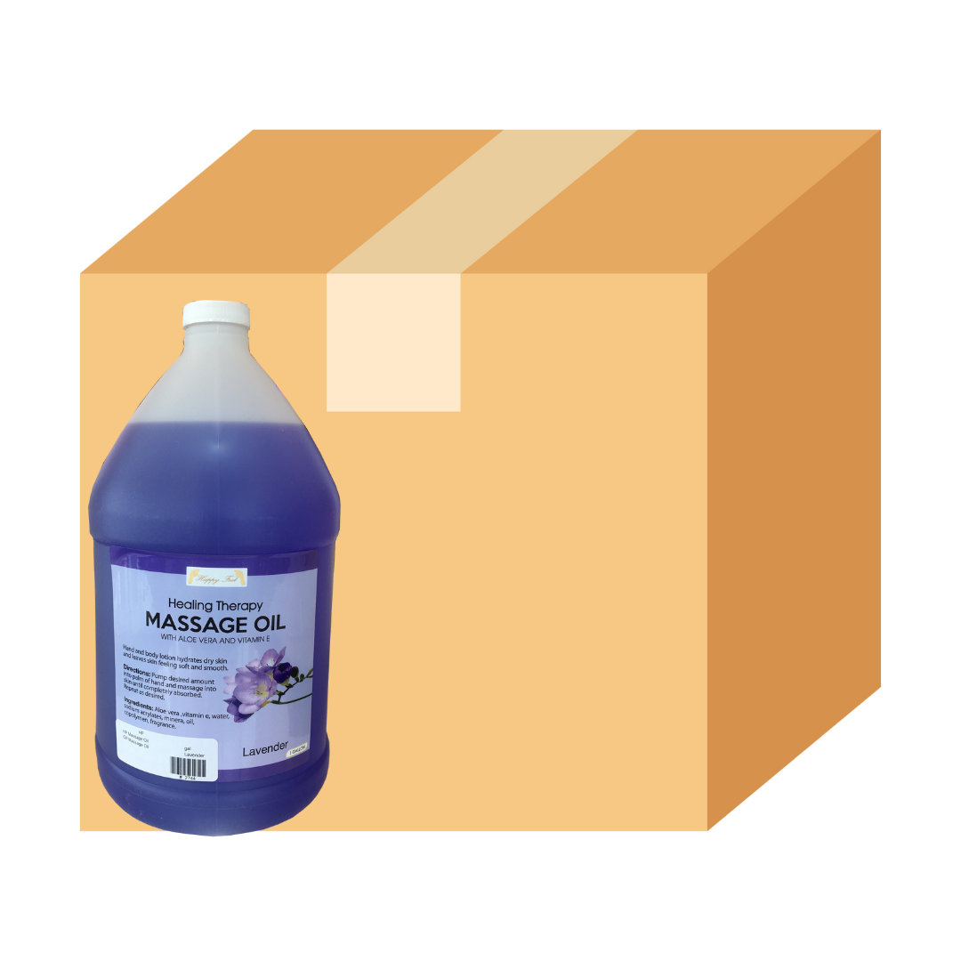 HappyFeet Massage Oil - Lavender - Case of 4