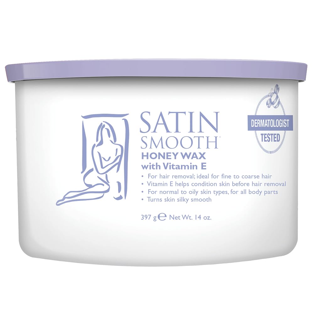Satin Smooth Honey Wax with Vitamin E - 14.0 oz