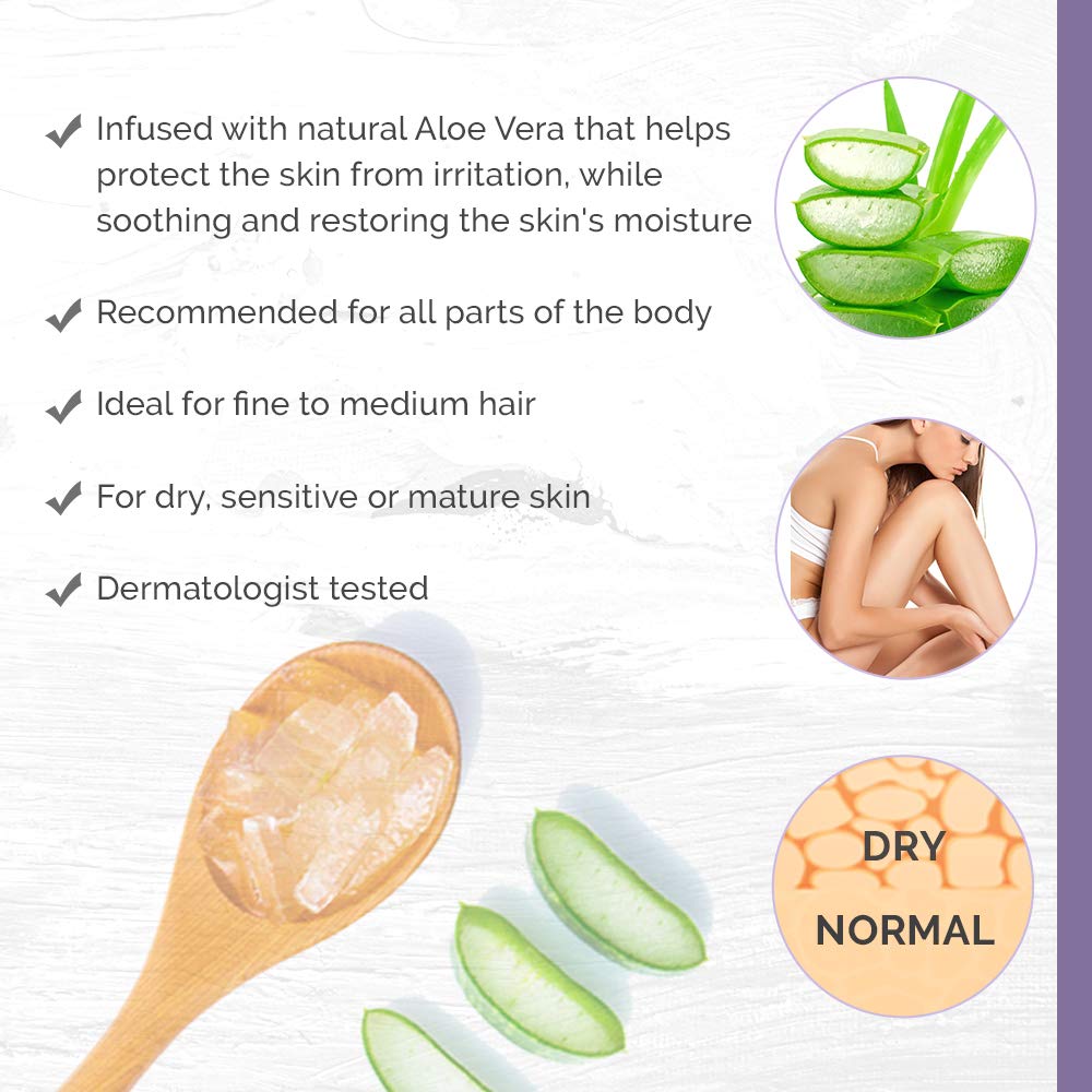 Satin Smooth Aloe Vera Wax - 14.0 oz