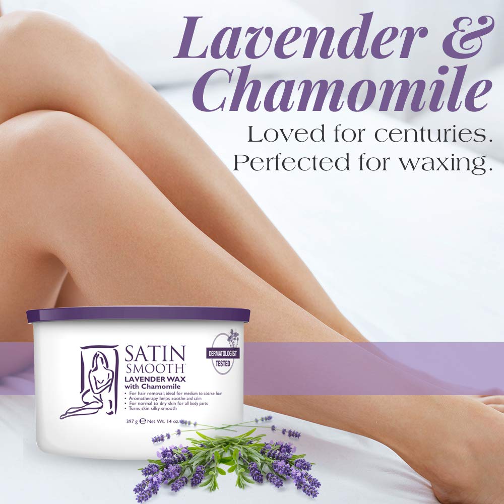 Satin Smooth Lavender Wax with Chamomile - 14.0 oz