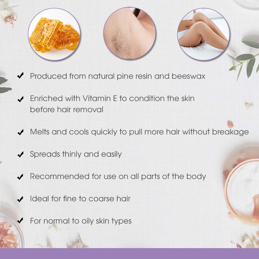 Satin Smooth Honey Wax with Vitamin E - 14.0 oz