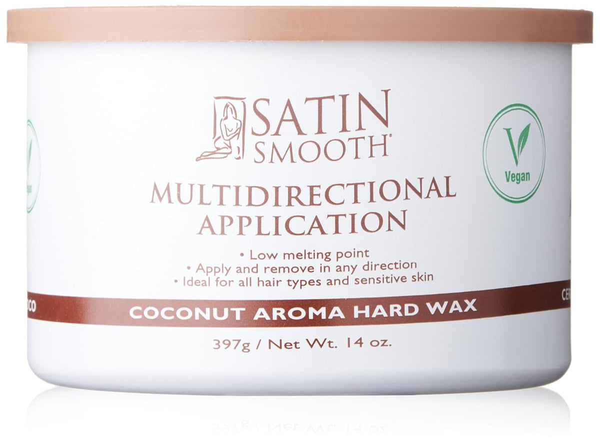 Satin Smooth Coconut Crème Hard Wax with Coconut Aroma - 14.0 oz