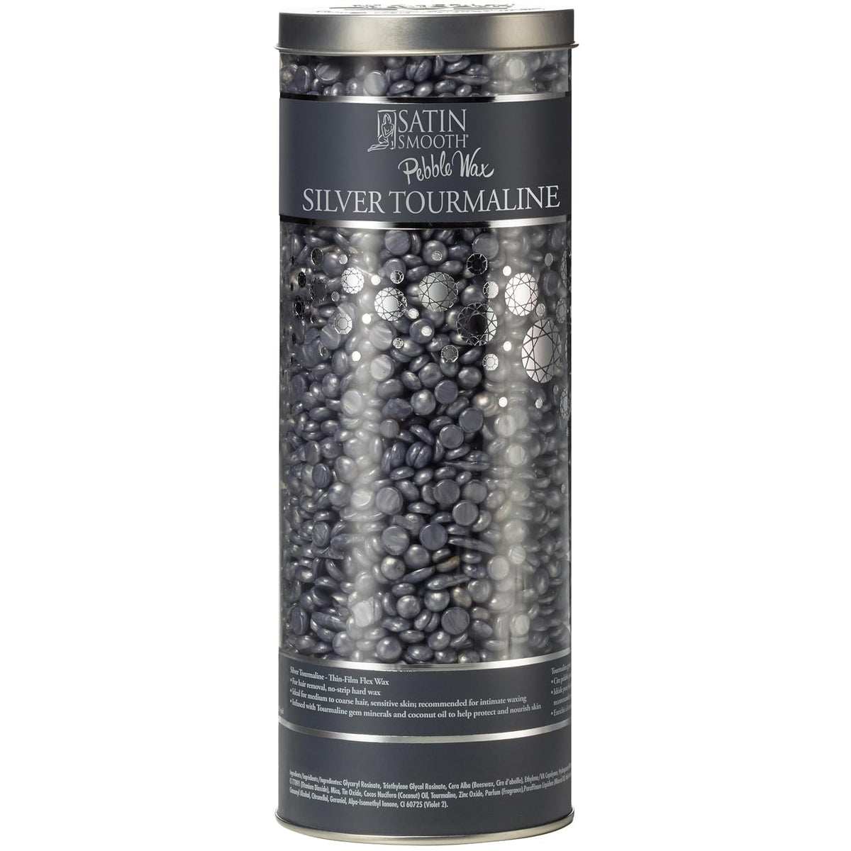 Satin Smooth, Hair Removal Wax, Thin Film Flex Pebbles Wax™, Silver Tourmaline, 23oz