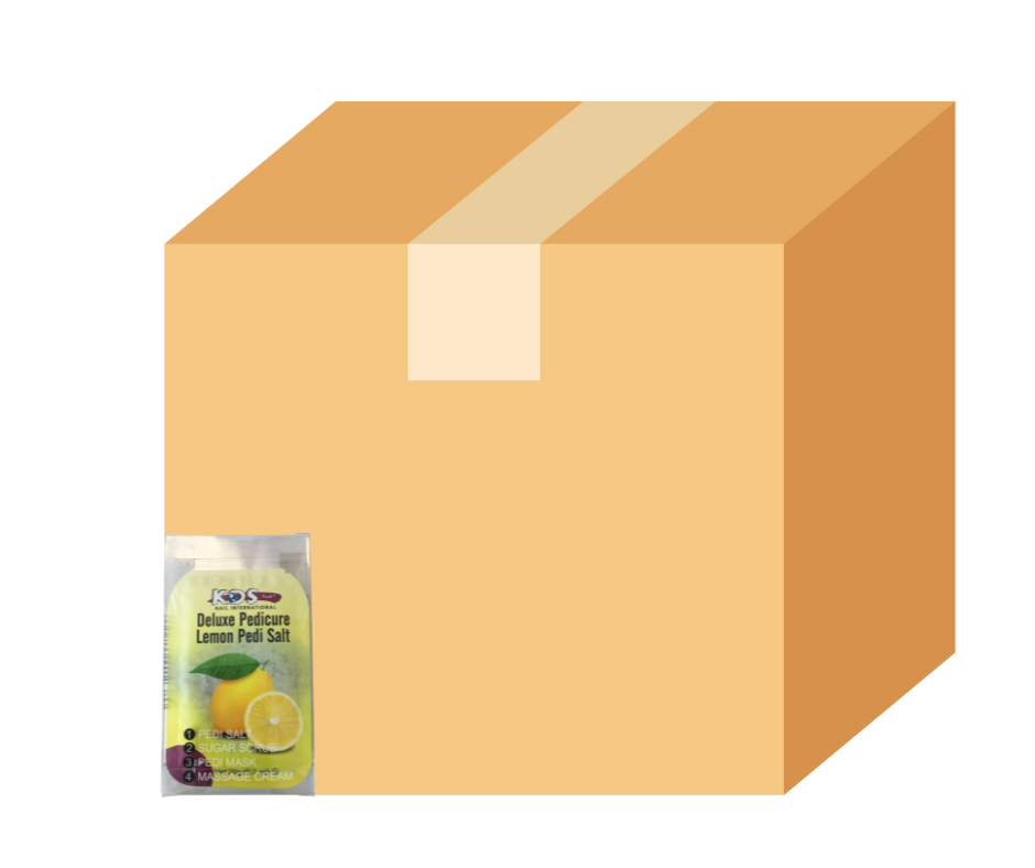 KDS Deluxe Pedicure 4 Step - Lemon - Case of 88