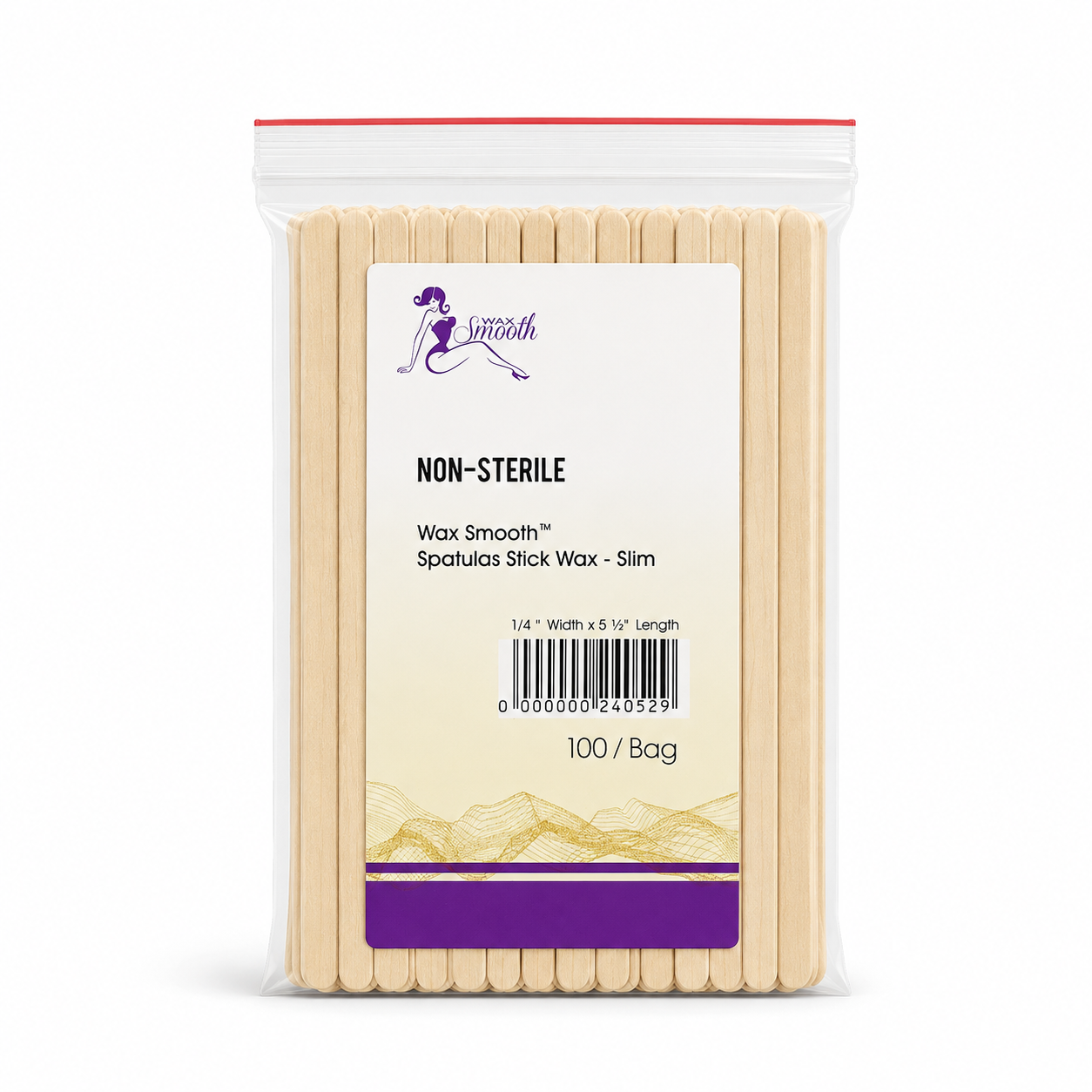 Que sáp không tiệt trùng WaxSmooth Wax Slim 5-1/2" x 1/4"