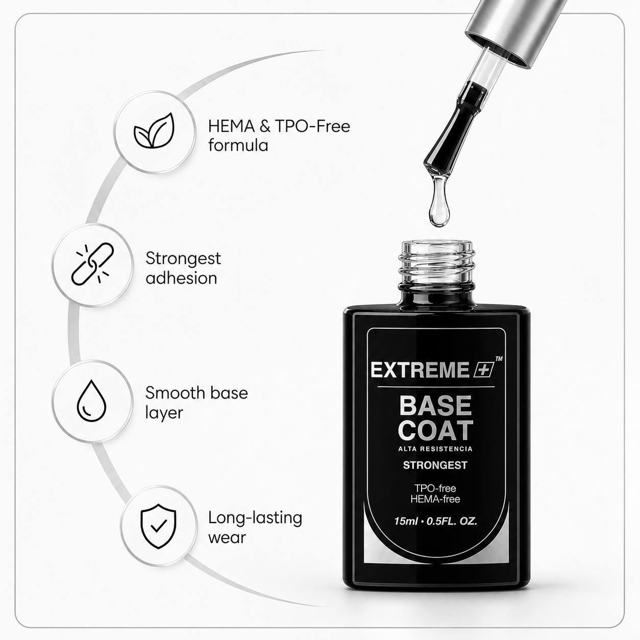 Extreme+ Base Gel Strongest HMF - 0.5oz (buy 2 get 1 free)