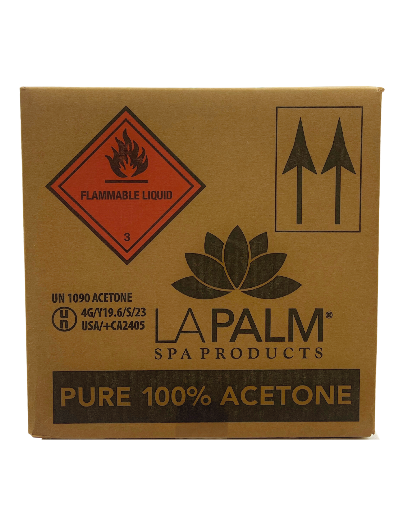 LA PALM 100% Pure Acetone - Case (LMT 10 Case)