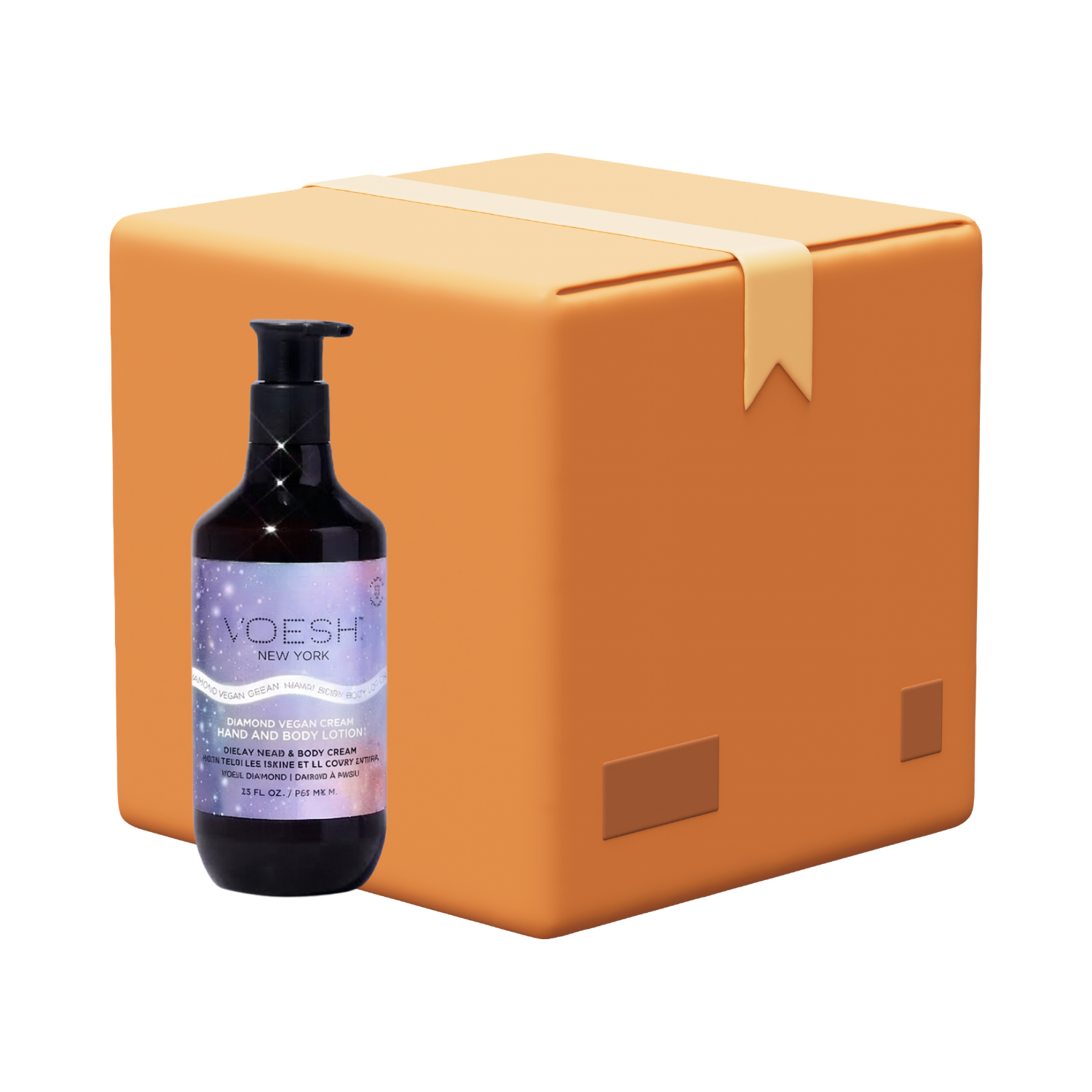 Voesh Diamond Lotion  28 oz - Case of 12