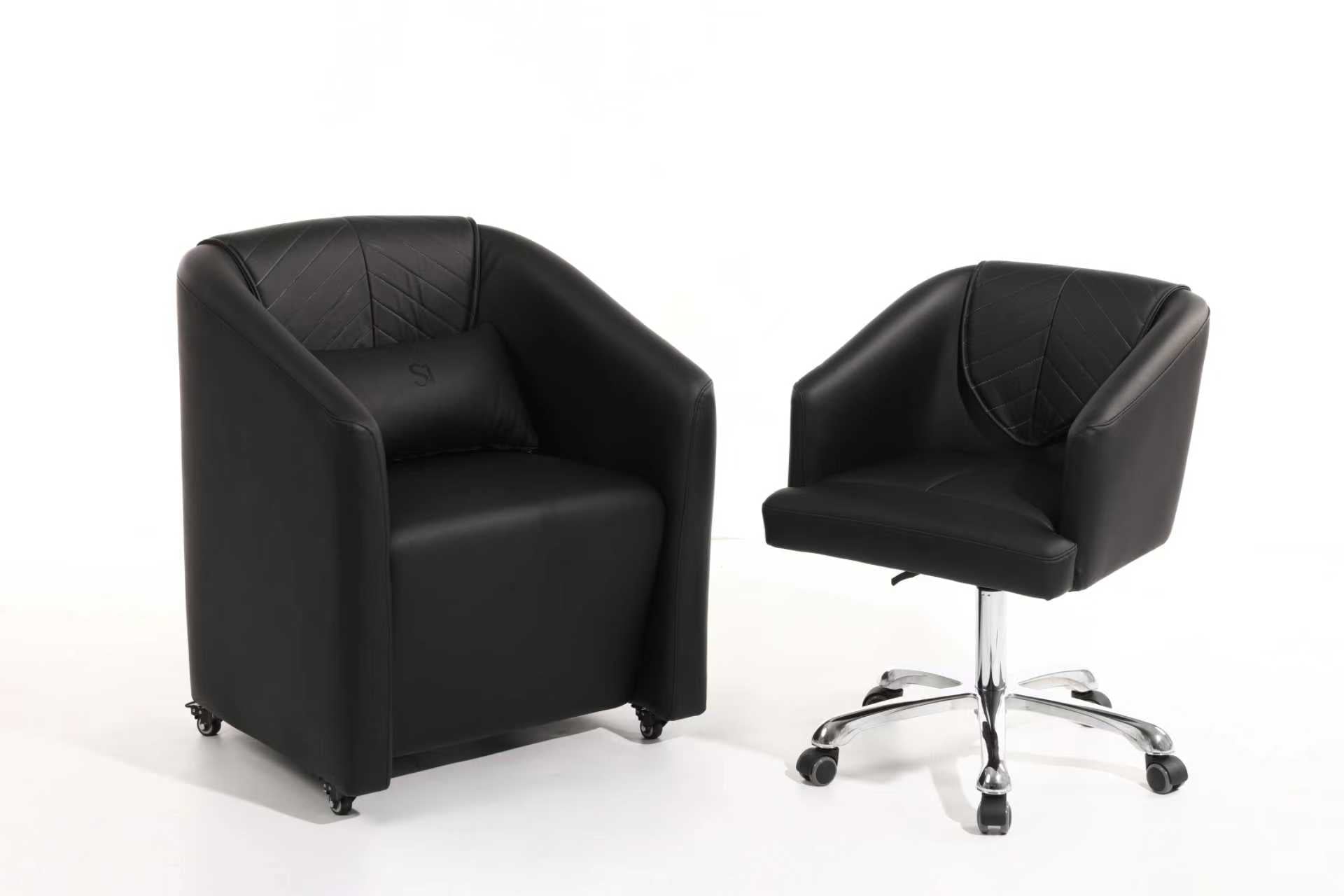 Prestige Comfort Set Customer Chair - Black
