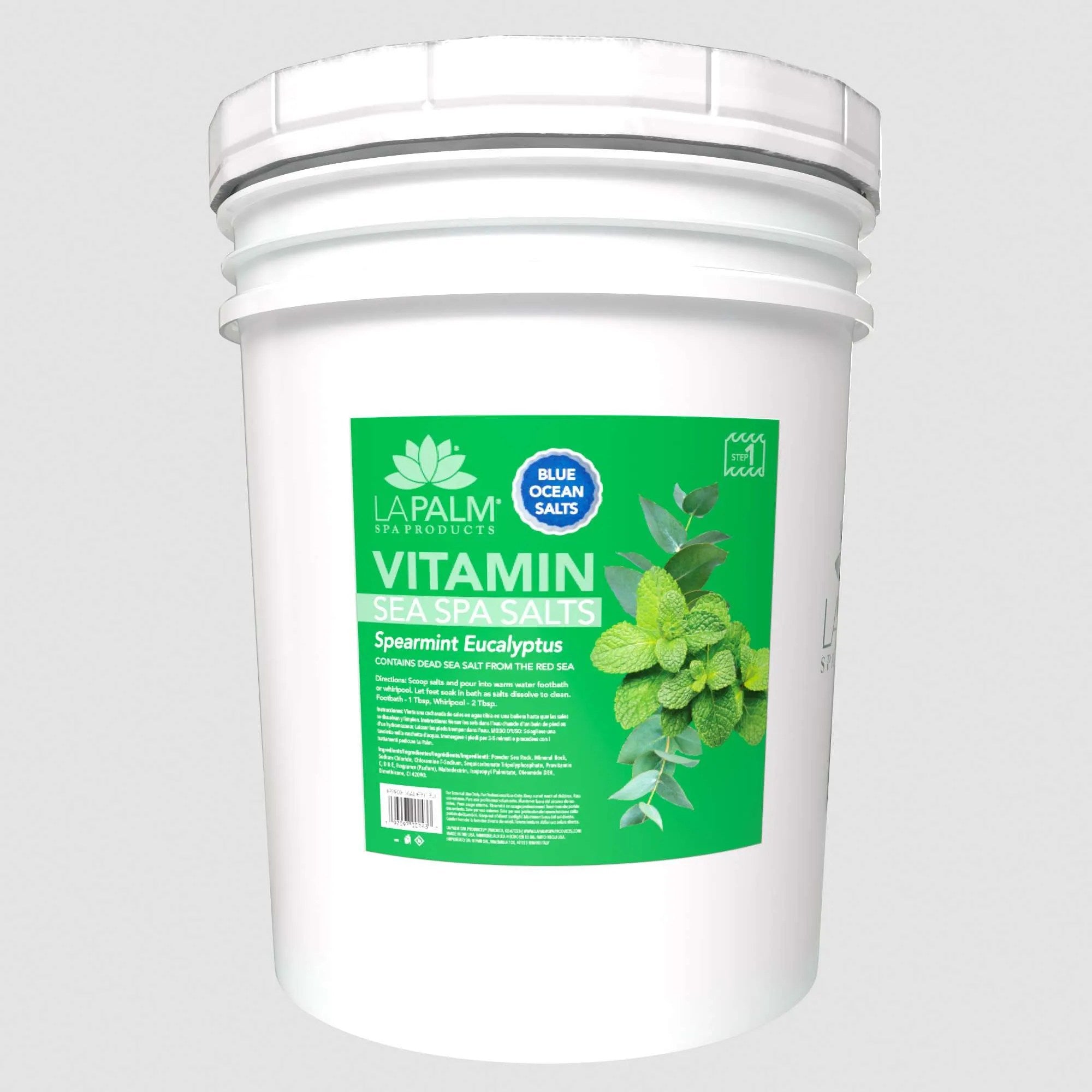 La Palm Vitamin Sea Spa Salts Spearmint Eucalyptus