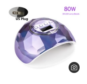 Gorgeious Crystal Inspired Nail Lamps with multiple settings & an auto turn on & off feature