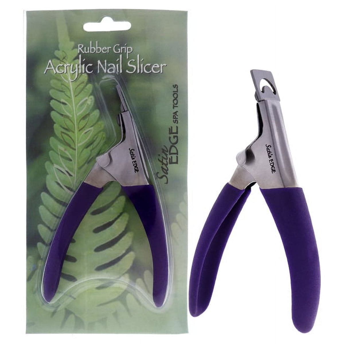 Satin Edge 5" Rubber Grip Acrylic Nail Slicer SE-2024