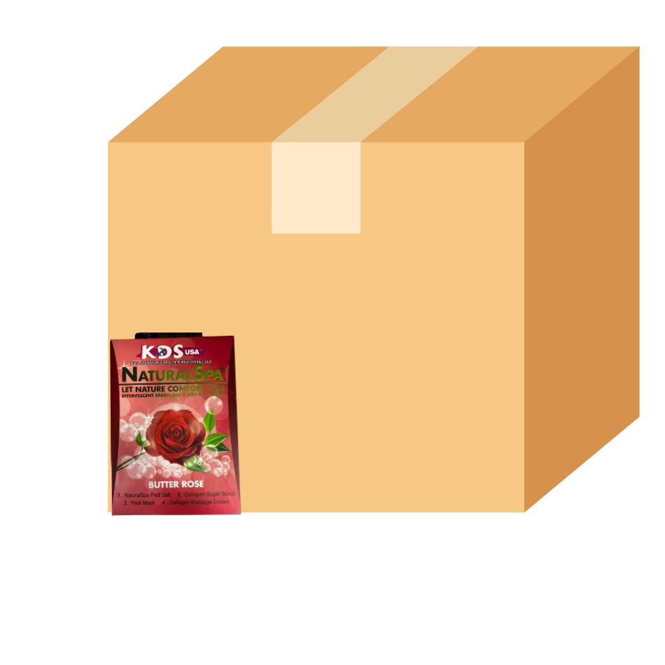 KDS Deluxe Pedicure 4 Step - Butter Rose - Case of 88