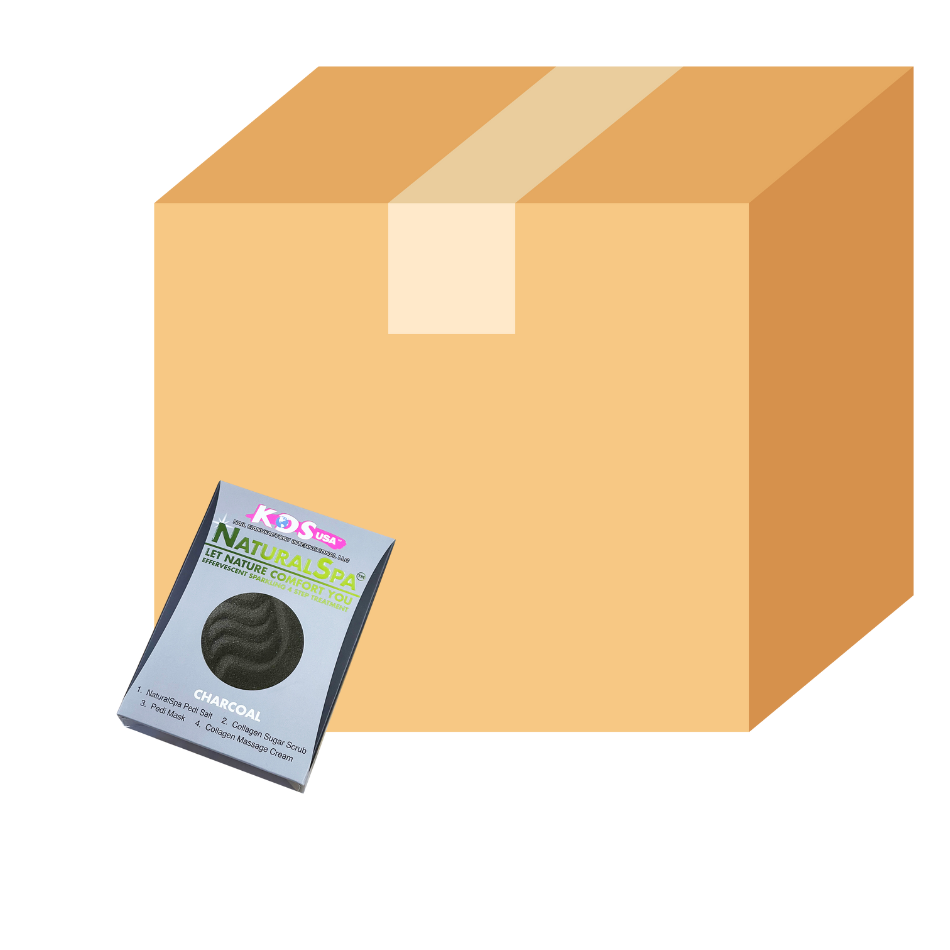 KDS Deluxe Pedicure 4 Step - Charcoal - Case of 88