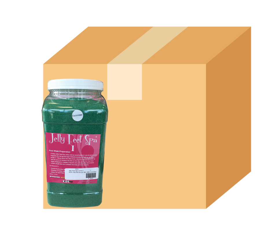KDS Jelly Feet Spa Number I - Dưa chuột - Hộp 4
