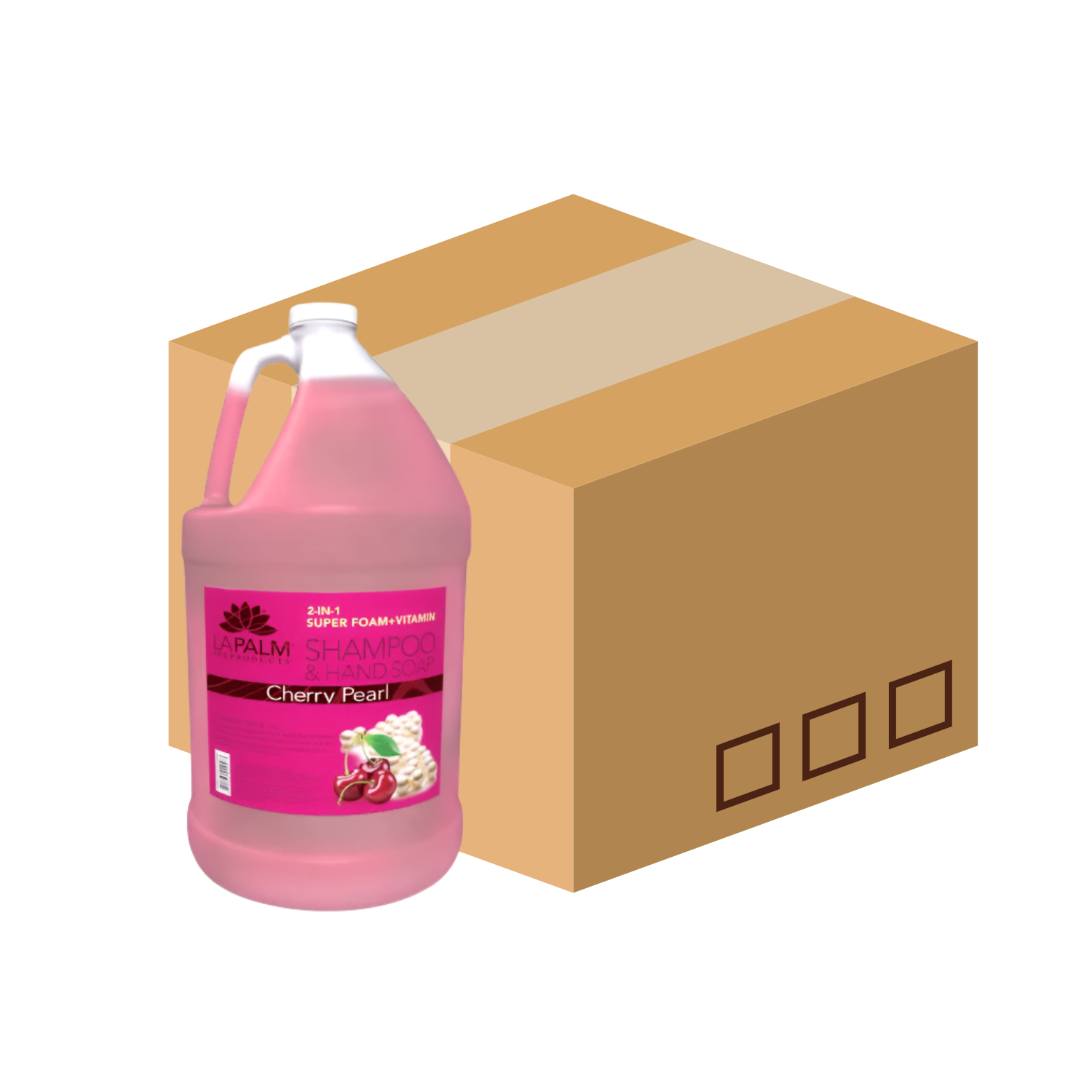 La Palm Hand Soap Cherry Pearl - Case of 4