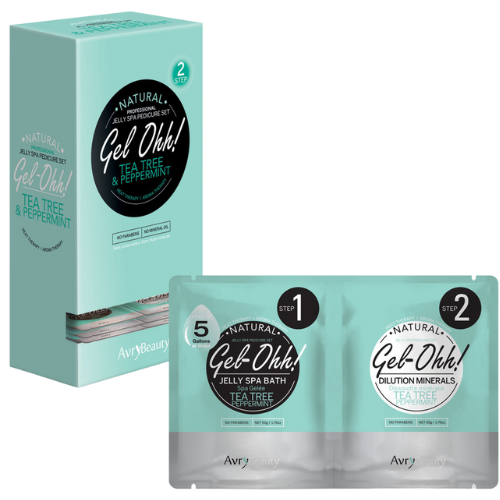 Avry Beauty Gel-Ohh Jelly Spa Bath - Tea Tree & Peppermint - Box of 30