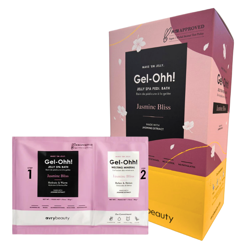 Avry Beauty Gel-Ohh Jelly Spa Bath - Jasmine - Box of 30