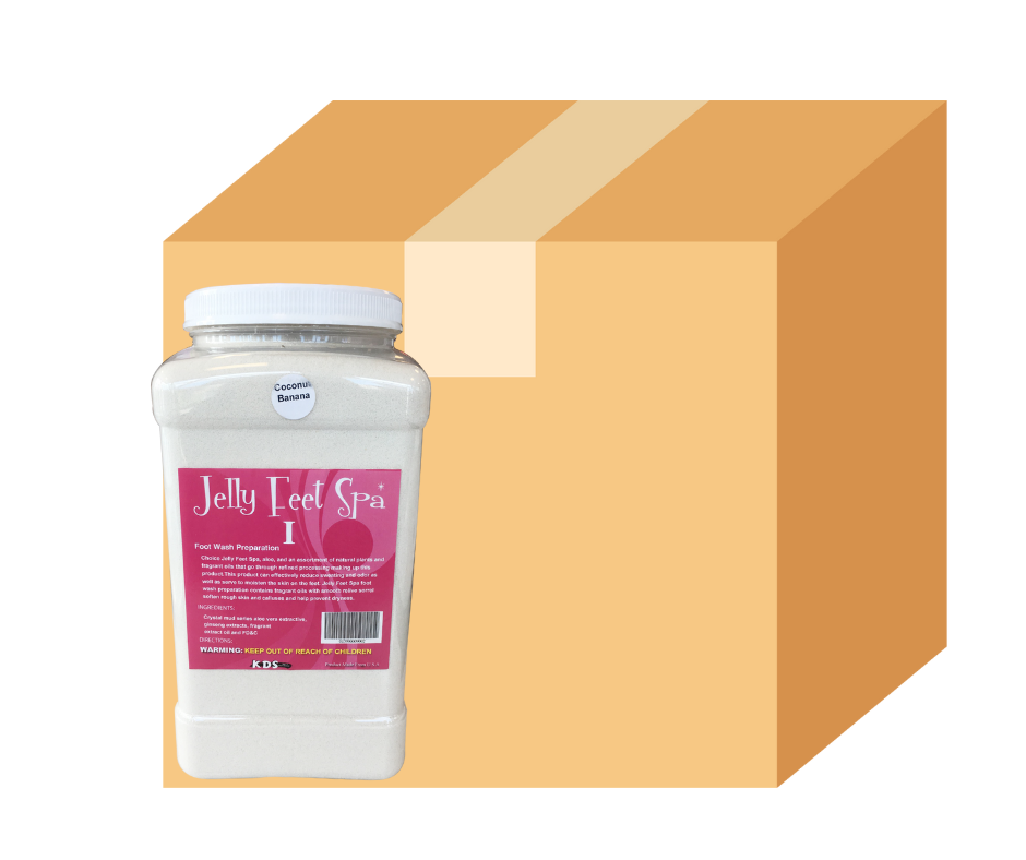 KDS Jelly Feet Spa Number I - Dừa - Hộp 88
