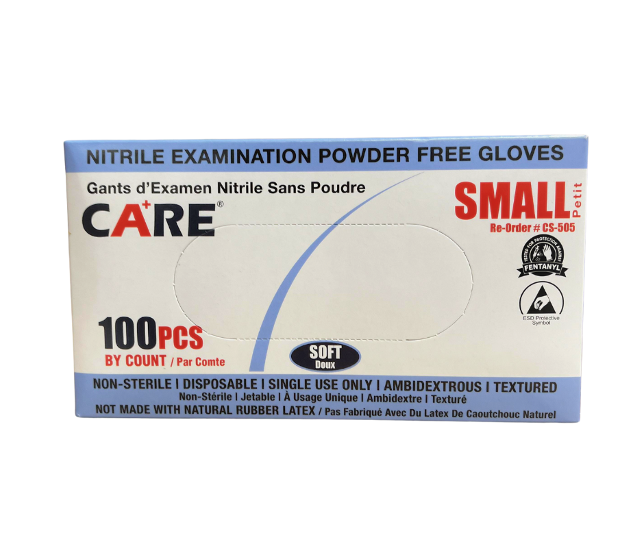 GĂNG TAY CHĂM SÓC Găng tay Nitrile không bột cỡ nhỏ - HỘP 10 chiếc