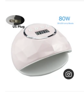 Gorgeious Crystal Inspired Nail Lamps with multiple settings & an auto turn on & off feature