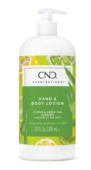 CND Hand & Body Lotion - Citrus & Green Tea - 33 oz